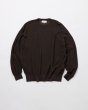 画像2: FOLL       summer wool wardrobe sweater・brown (2)