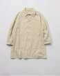 画像2: FOLL       cotton washed journey coat・faded beige (2)