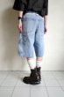 画像10: phebus       WASHI DENIM SHORTS・ICE BLUE (10)