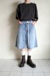 画像11: phebus       WASHI DENIM SHORTS・ICE BLUE (11)