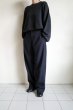 画像8: FOLL       wool poly everyday trouser・dark navy (8)