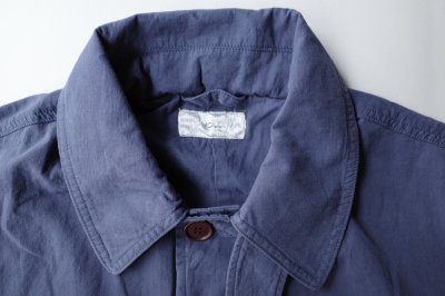 画像1: FOLL       cotton washed journey coat・faded navy