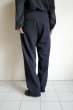 画像6: FOLL       wool poly everyday trouser・dark navy (6)