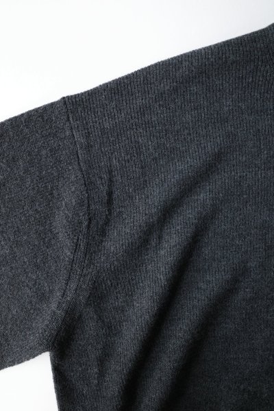 画像2: FOLL       summer wool wardrobe sweater・charcoal