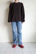 画像10: FOLL       summer wool wardrobe sweater・brown (10)