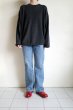 画像8: FOLL       summer wool wardrobe sweater・charcoal (8)