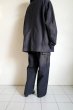 画像12: FOLL       wool paper daily jacket・dark navy (12)