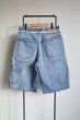 画像2: phebus       WASHI DENIM SHORTS・ICE BLUE (2)