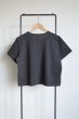 画像3: phebus       LAYERED T-SHIRTS・CHARCOAL×IVORY S1 (3)