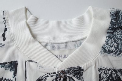 画像1: TENHALF       GRAPHIC SHIRT・WHITE