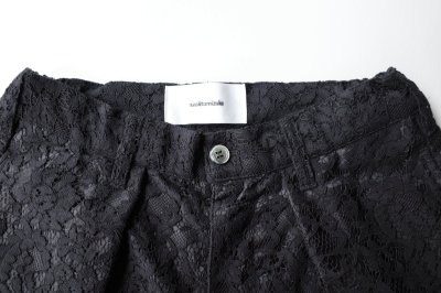 画像1: naokitomizuka      Lace  pants ・black