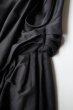 画像5: ANTHEM A        COTTON SILK DRAPE BUSTLE DRESS・BLACK (5)