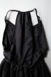 画像4: ANTHEM A        COTTON SILK DRAPE BUSTLE DRESS・BLACK (4)