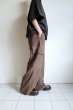 画像13: FOLL       goat suede double knee cargo pants・brown suede (13)