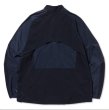 画像2: ROTOL       SHEER MESH ZIP SHIRTS・NAVY (2)