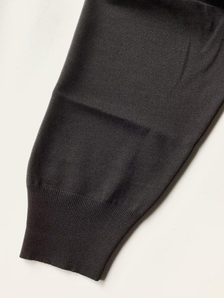 画像5: ssstein         WOOL SILK KNIT TUCKED LS・BLACK (5)