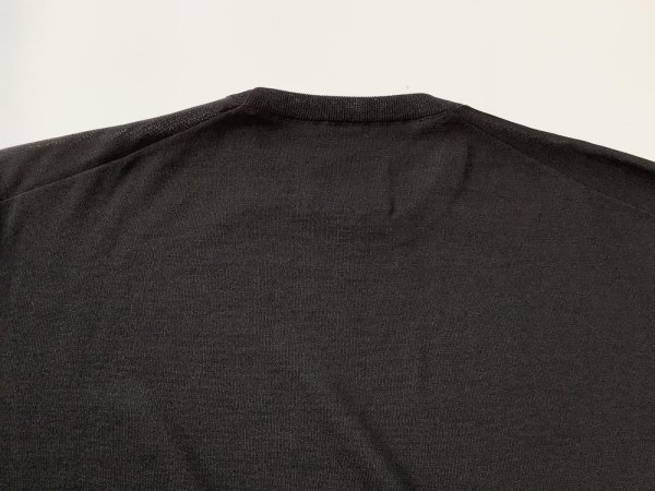 画像2: ssstein         WOOL SILK KNIT TUCKED LS・BLACK (2)