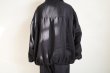 画像9: ssstein         VIS/LI TWILL SHIRRED LIGHT ZIP  JACKET ・BLACK (9)