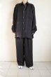 画像13: ssstein          VIS/LI TWILL WIDE EASY TROUSERS・BLACK (13)