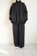 画像10: ssstein         VIS/LI TWILL SHIRRED LIGHT ZIP  JACKET ・BLACK (10)