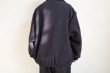 画像8: ssstein          GRADATION PLEATS TWIST SLEEVE ZIP JACKET ・BLACK (8)