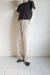 画像12: FOLL       cotton linen pyjama pants・natural (12)