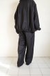 画像13: ssstein         VIS/LI TWILL SHIRRED LIGHT ZIP  JACKET ・BLACK (13)