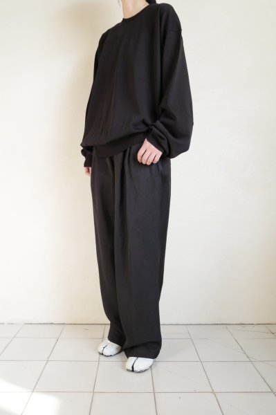 画像10: ssstein         WOOL SILK KNIT TUCKED LS・BLACK (10)