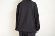 画像8: ssstein         WOOL SILK KNIT TUCKED CARDIGAN・BLACK (8)