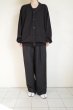 画像9: ssstein         WOOL SILK KNIT TUCKED CARDIGAN・BLACK (9)