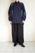 画像13: ROTOL       SHEER MESH ZIP SHIRTS・NAVY (13)