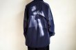 画像12: ROTOL       SHEER MESH ZIP SHIRTS・NAVY (12)