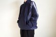 画像18: ROTOL       SHEER MESH ZIP SHIRTS・NAVY (18)