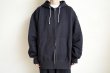 画像12: UNTRACE        ZIP HOODIE・BLACK (12)