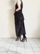 画像13: ANTHEM A        COTTON SILK DRAPE BUSTLE DRESS・BLACK (13)