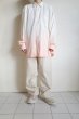 画像11: FOLL       cotton serge gradation shirt・pink (11)