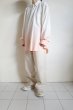 画像12: FOLL       cotton serge gradation shirt・pink (12)