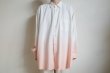 画像8: FOLL       cotton serge gradation shirt・pink (8)