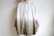 画像10: FOLL       cotton serge gradation shirt・brown (10)