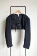 画像1: fluss       tailored bolero・black (1)