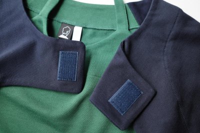 画像2: fluss       holter neck long sleeve T-shirts・navy/green