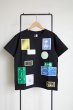 画像1: fluss       patch T-shirts・black (1)