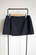 画像2: fluss       tailored wrap skirt・black (2)