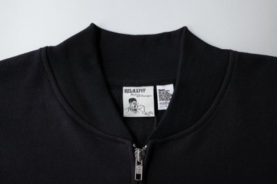 画像1: RELAX FIT       リラックスフィット ”Gildan sweat Blouson“ ・ブラック