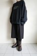 画像13: Fujimoto       overdyed sweatshirt "BROKEN THINGS"・BLACK (13)