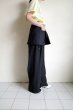 画像11: fluss       tailored wrap skirt・black (11)