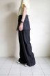 画像9: fluss       tailored wrap skirt・black (9)