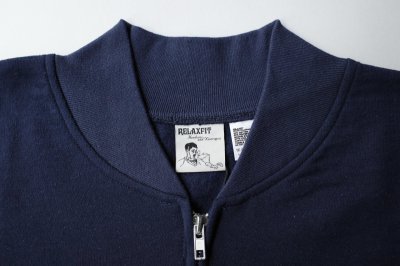 画像1: RELAX FIT       リラックスフィット ”Gildan sweat Blouson“ ・ネイビー