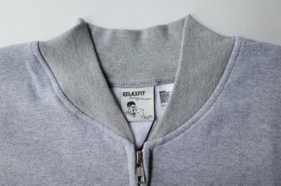 画像1: RELAX FIT       リラックスフィット ”Gildan sweat Blouson“ ・グレー