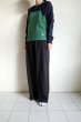 画像11: fluss       holter neck long sleeve T-shirts・navy/green (11)